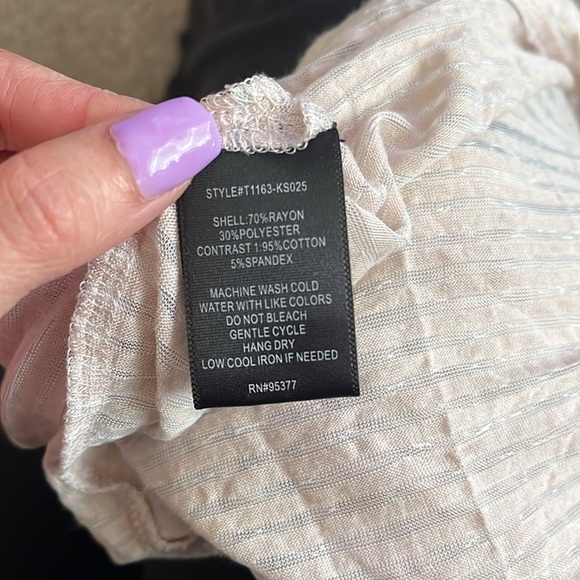 “Sanctuary: Women’s sheer tank top size small” - Picture 6 of 7